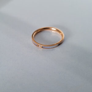 Micro-Inlaid White Mother-Of-Pearl Women's Ring - Image 3