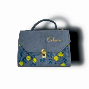 Women Blue Handmade Handbag EXCLUSIVE COLLECTION - Image 5