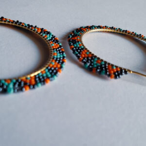 Geometric Hoop Women's Earrings - Image 2