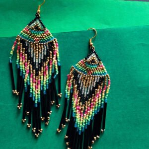 Dangle geometric bead Women's Earrings - Image 4