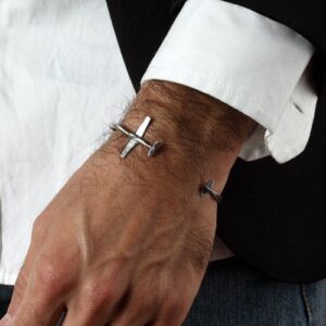 Airplane Men Bracelet - Image 3