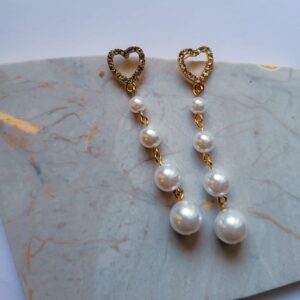 Pearl Tassel Dangle Women's Earrings - Image 3