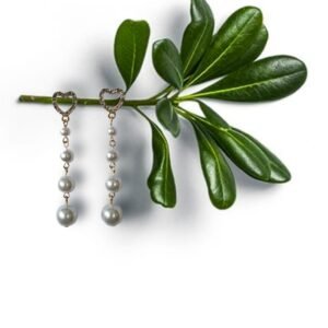 Pearl Tassel Dangle Women's Earrings - Image 4