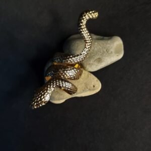 Serpent Adjustable Statement Women's Ring - Image 2