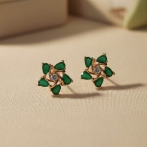 Dazzling Cubic Zirconia Stud Women's Earrings - Image 5