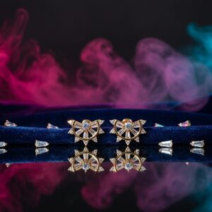 Zircon Oval Women's Earrings - Image 5