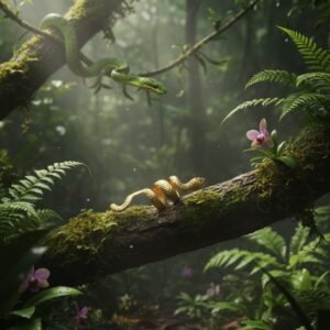 Serpent Adjustable Statement Women's Ring - Image 10