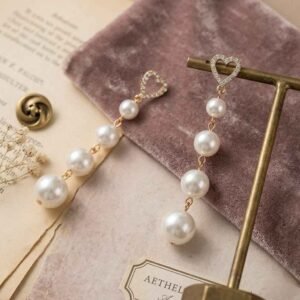 Pearl Tassel Dangle Women's Earrings - Image 3