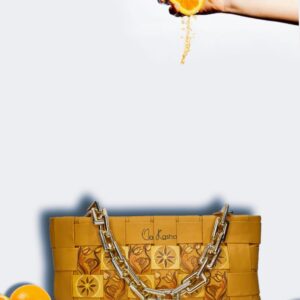 Women Mustard Floral Handmade Handbag EXCLUSIVE COLLECTION - Image 3