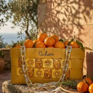 Women Mustard Floral Handmade Handbag EXCLUSIVE COLLECTION - Image 6