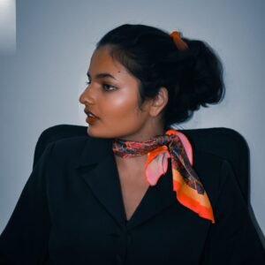 Royal Mosaic Satin Heritage Design Scarf - Image 2