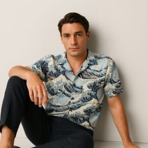 The Great Wave Print T-Shirt Limited Edition - Image 1