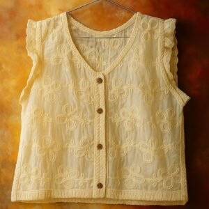 Boho Sun Blossom Cotton Top - Image 3