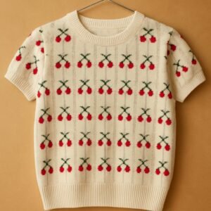 Cherry Knit Top - Image 1