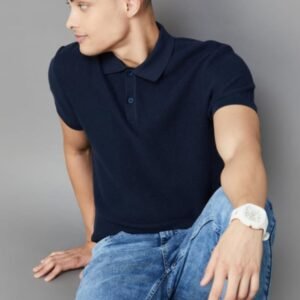 Midnight Blue Standard Polo T-Shirt - Image 1