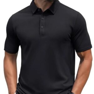 Noir Black Polo T-Shirt - Image 2