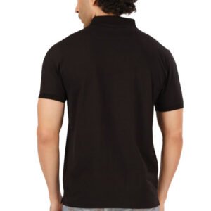 Premium Peaceful Shadow (Black) Polo T-Shirt - Image 3