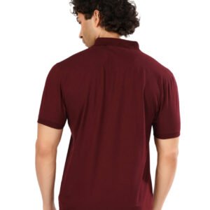 Premium Pure Wine Polo T-Shirt - Image 3