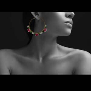 La Rose Hoop Women's Earrings - Image 4