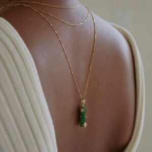 Elegant Bamboo Pendant Necklace (Exclusive Product) - Image 3