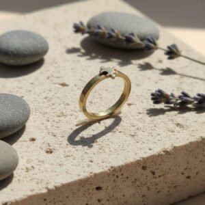 Puzzle Piece Gold Tone  Women's Ring {Exclusive} - Image 2