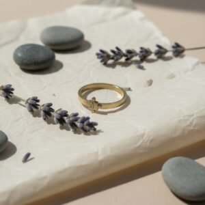 Puzzle Piece Gold Tone  Women's Ring {Exclusive} - Image 3