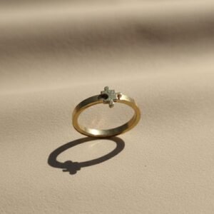 Puzzle Piece Gold Tone  Women's Ring {Exclusive} - Image 5