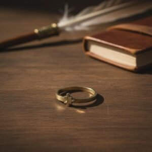 Puzzle Piece Gold Tone  Women's Ring {Exclusive} - Image 7