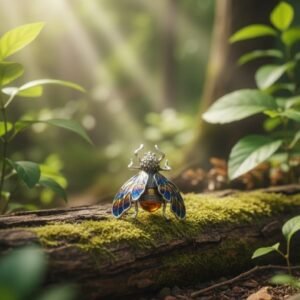 The Alchemy Bee Winged Brooch - Image 4