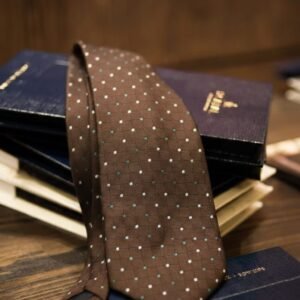 Da Kasha “Verdant Grid” Necktie - Image 2