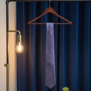 Da Kasha Vintage Lavender Classic Necktie - Image 4