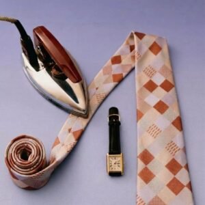 Da Kasha Amber Chess Classic Necktie - Image 1