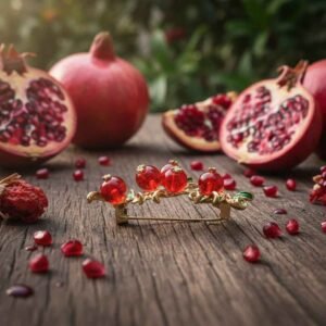 Da Kasha “pomegranate Bloom” Brooch - Image 5