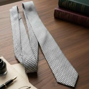Da Kasha silver-gray Timeless necktie - Image 5