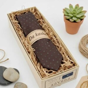 Da Kasha “Verdant Grid” Necktie - Image 1