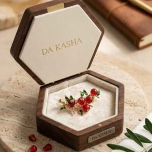 Da Kasha “pomegranate Bloom” Brooch - Image 1
