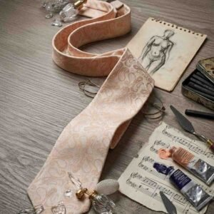 Da Kasha Peach Dawn Paisley Necktie - Image 3