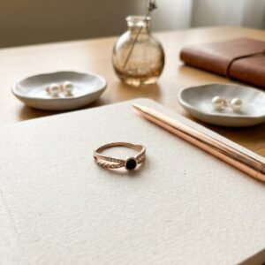 Da Kasha Noir Halo Women's Ring - Image 2