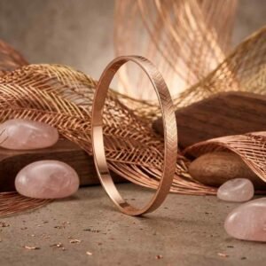 Da Kasha Rose Chevron Bangle - Image 4
