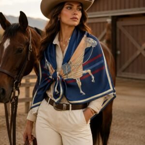 Ride the winds of elegance Thai silk Handcrafted Luxury in Royal Blue   { IMPORTED} - Image 7