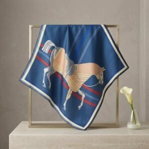 Ride the winds of elegance Thai silk Handcrafted Luxury in Royal Blue   { IMPORTED} - Image 3