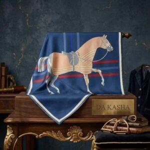 Ride the winds of elegance Thai silk Handcrafted Luxury in Royal Blue   { IMPORTED} - Image 1